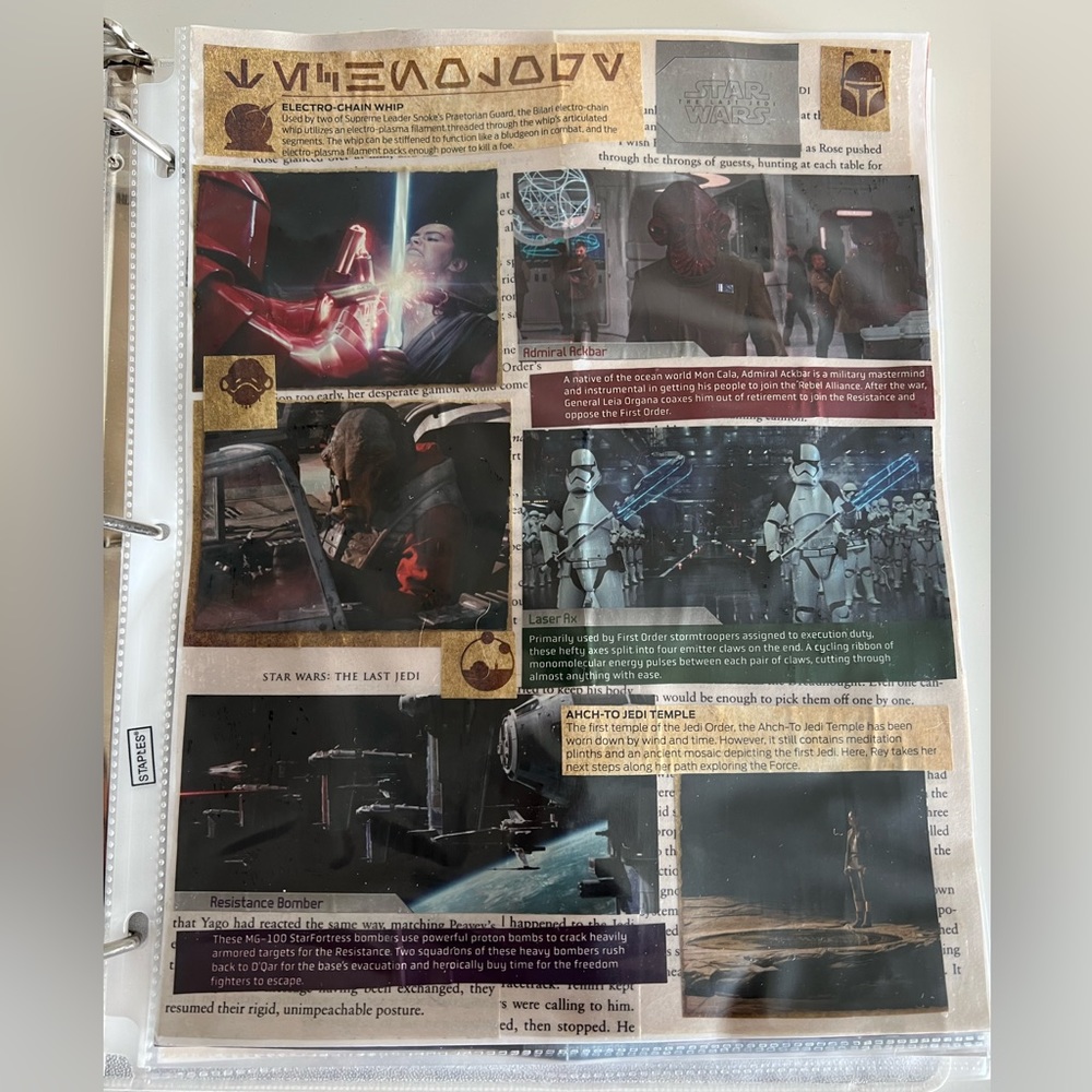 The Last Jedi collage
